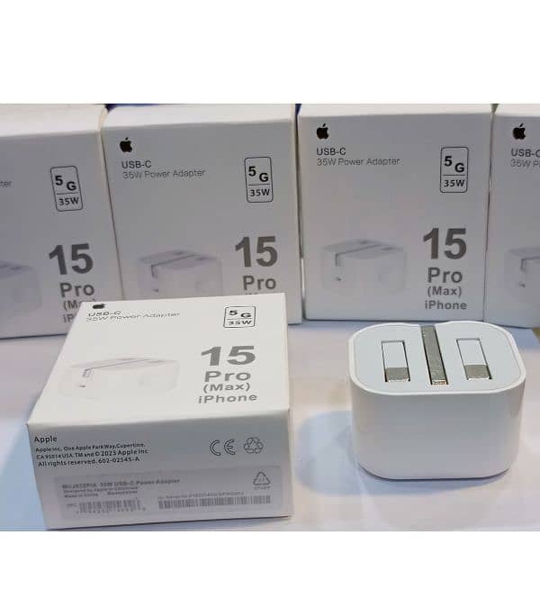 IPHONE 15 PRO MAX CHARGER 35W POWER ADAPTOR WITH CABLE 1