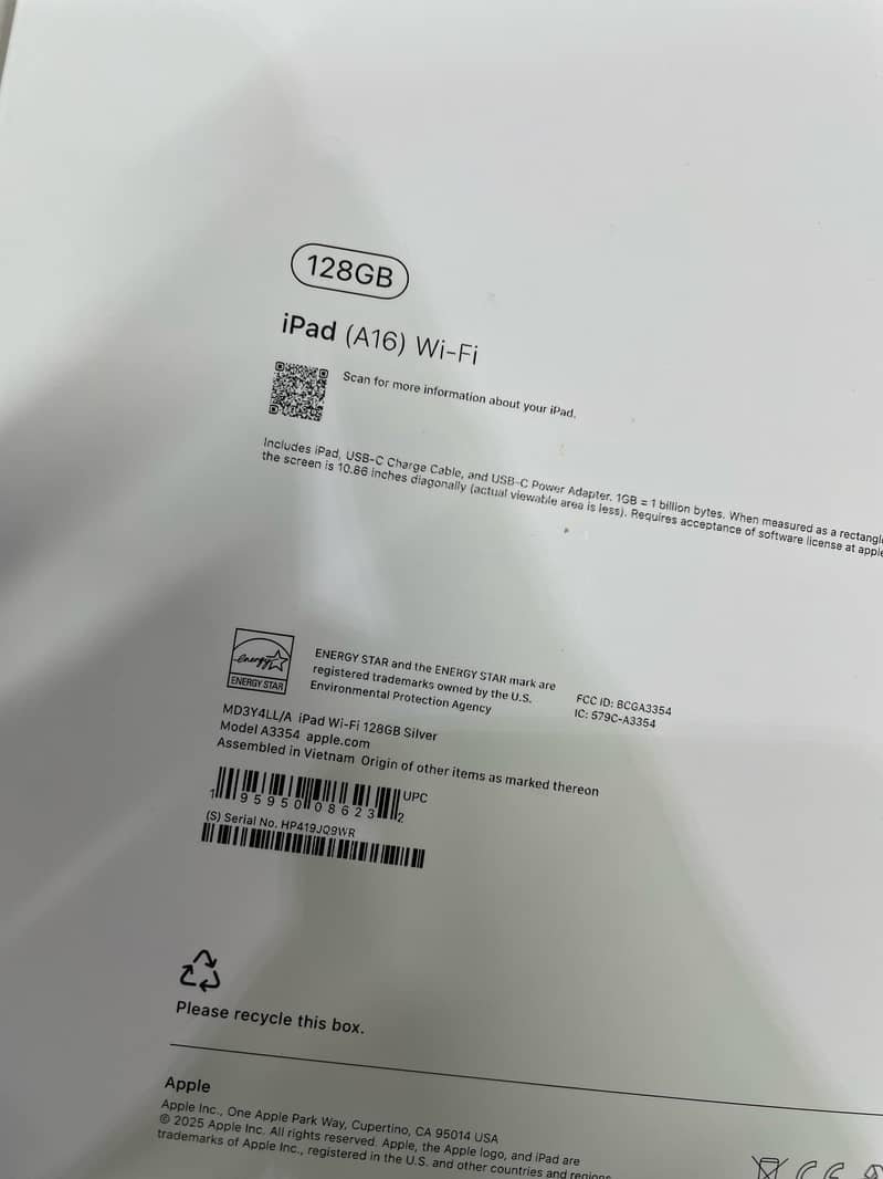 Apple iPad 11 Gernation A16 chip 11" new 2