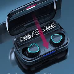 m10 Earbuds Black waterproof