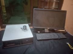 dell lcd and desktop with 1gb ram keyboard all ok