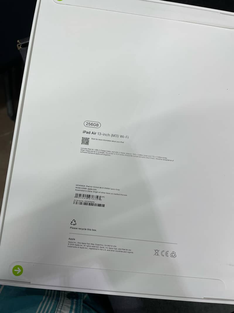 Apple iPad Air M3 Chip 7th Gen 11" & 13" 128Gb & 256Gb 512Gb  New 3