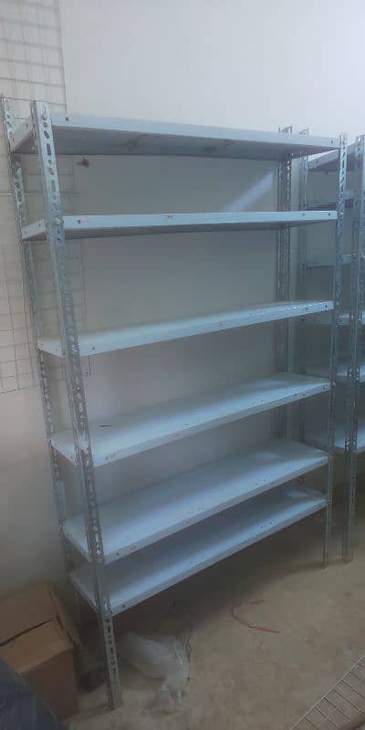 steel shelves || Racks || 0
