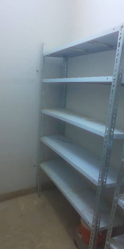steel shelves || Racks || 1