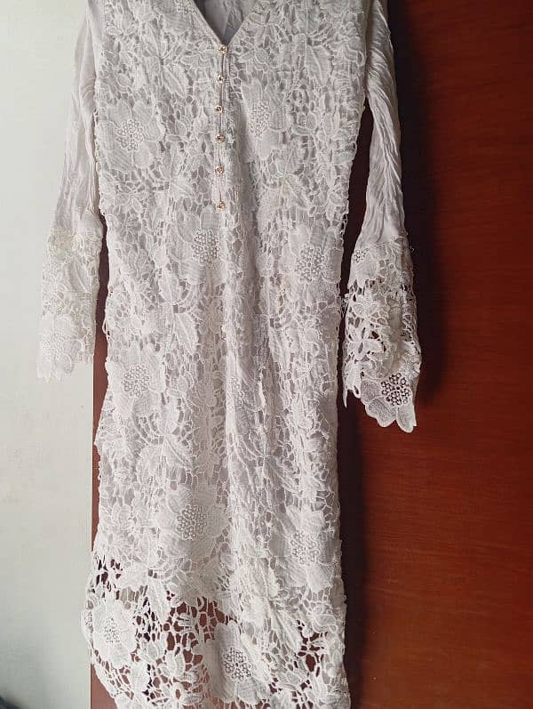Net shirt with dupatta 2