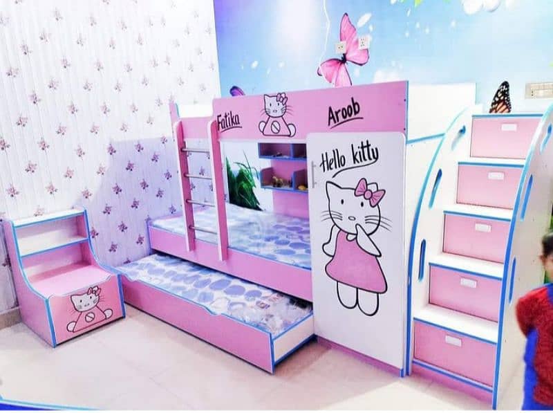wardrobe bunk bed/kids bunk bed/bunk bed/triple bed 0