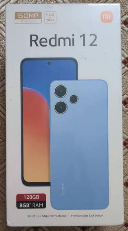 Redmi 12 . . . 08/128 Just Box open amd use 1 Month only 1