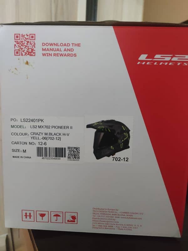 LS2 Helmet ( Size Medium ) 4