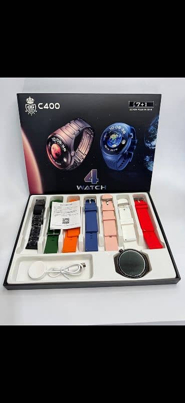 Smart watch 7 straps C400