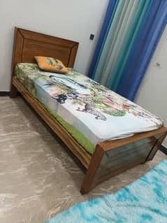 Single Bed For Sale With Mattress in Reasonable Price