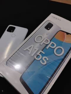 Oppo a15s 10/10 with box and original charger