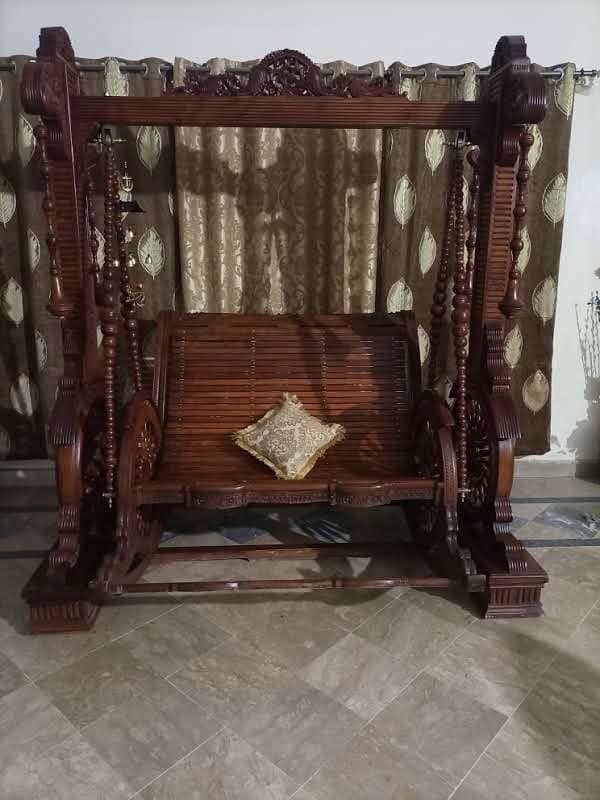 Marvel of Craftsmanship and antique eye catching design Swing Seat. 2