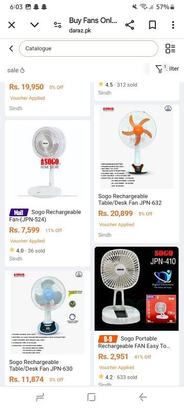 sogo mini fan 6 hour coverage new packing 3