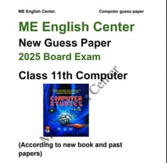 Class 11 Computer Science Guess Paper 2025 90℅ Accuracy