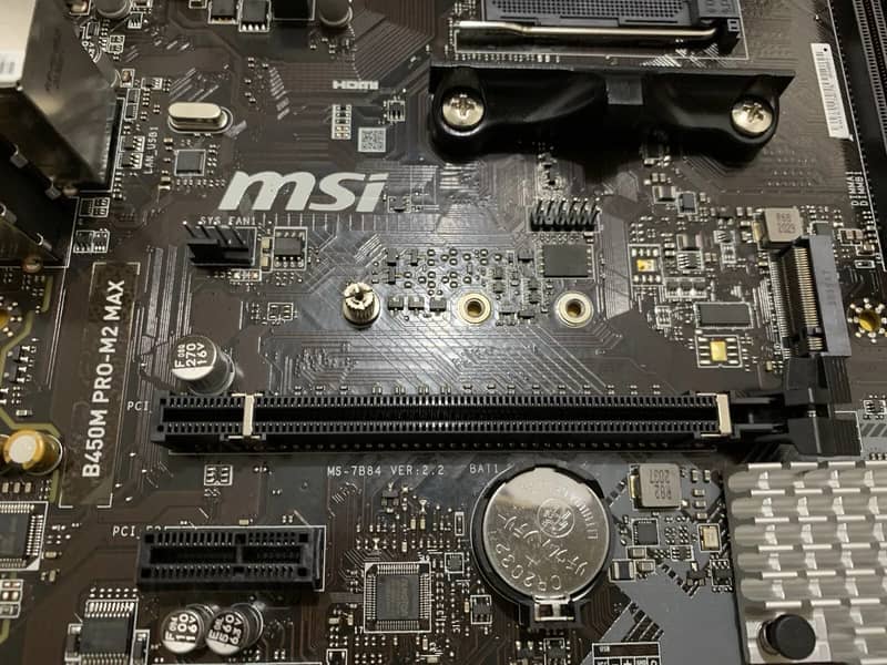 MSI B450M PRO-M2 MAX AMD AM4 Motherboard 4