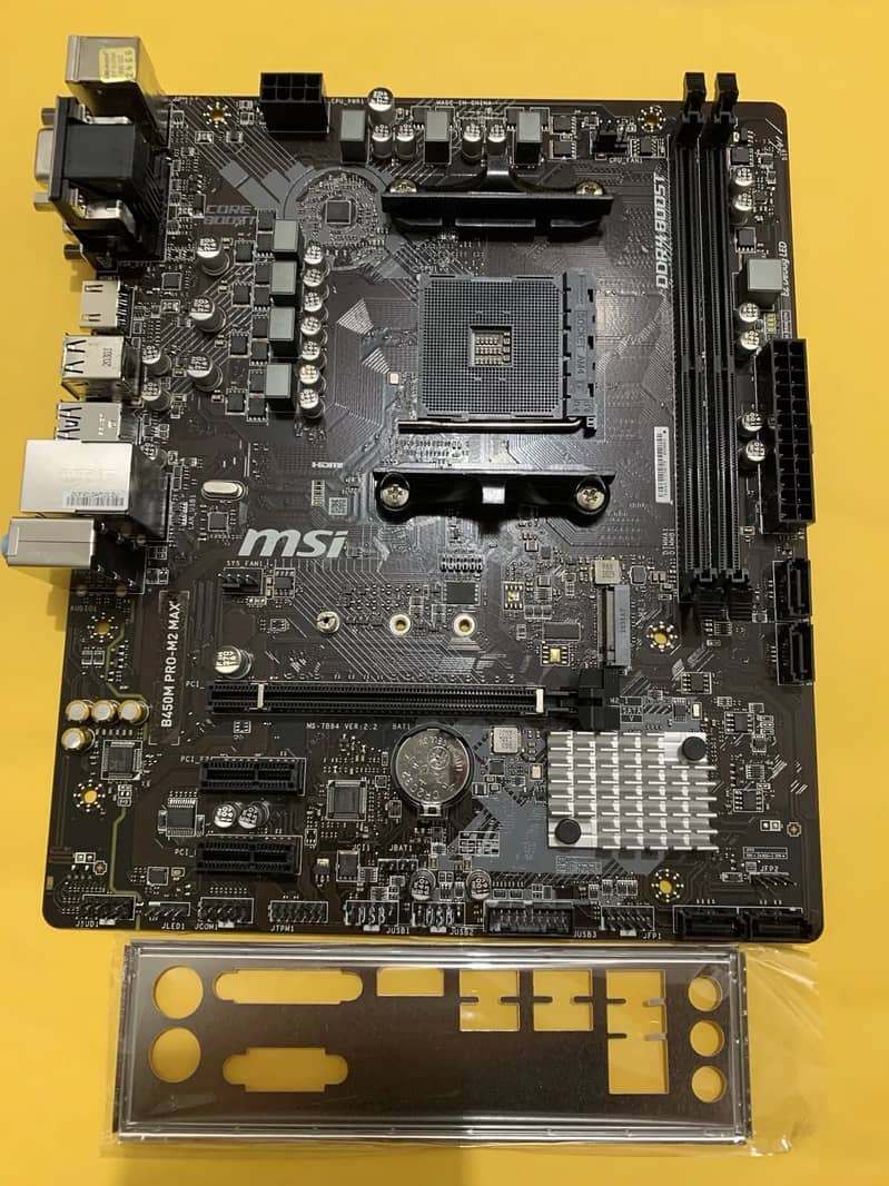 MSI B450M PRO-M2 MAX AMD AM4 Motherboard 5