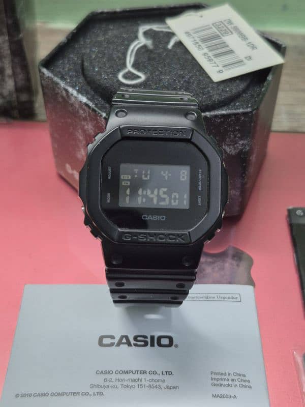 Casio G-Shock Mens Watch – DW-5600BB-1DR Original GSHOCK Men's 1