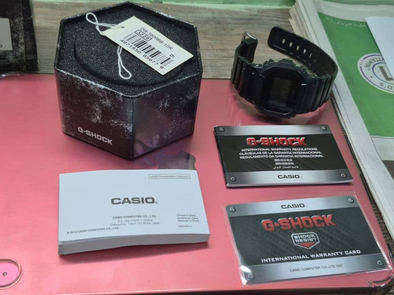 Casio G-Shock Mens Watch – DW-5600BB-1DR Original GSHOCK Men's 5
