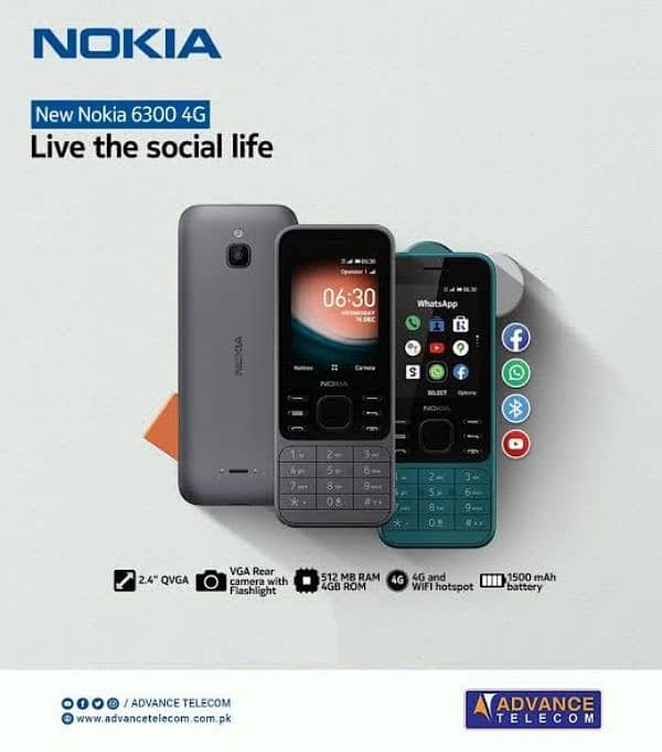 NOKIA 2720 FLIP V 4G • WI-FI • ADVANCE TELECOM FINLAND •• 15