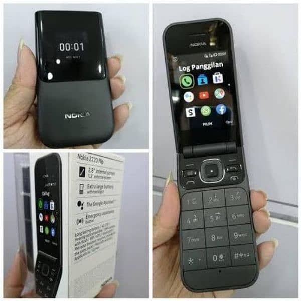 NOKIA 2720 FLIP V 4G •• WI-FI HOTSPOT •• ADVANCE TELECOM WARANTY 3