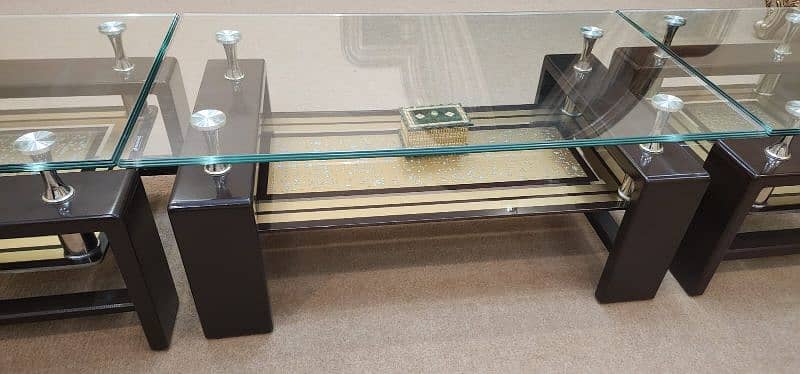 center table with 2 coffee table 1