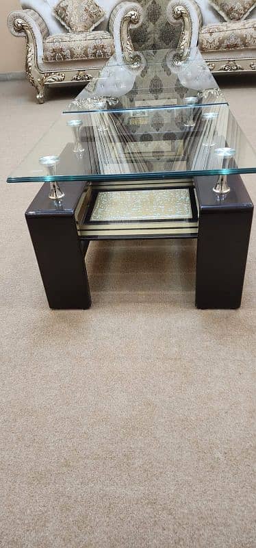 center table with 2 coffee table 2