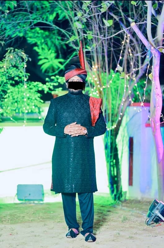bonanza sherwani full set 0