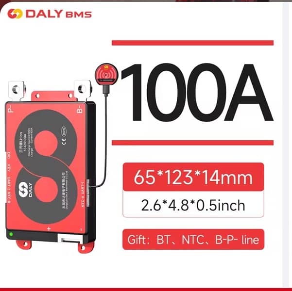 Daly BMS 4S 100Ah with Bluetooth 0