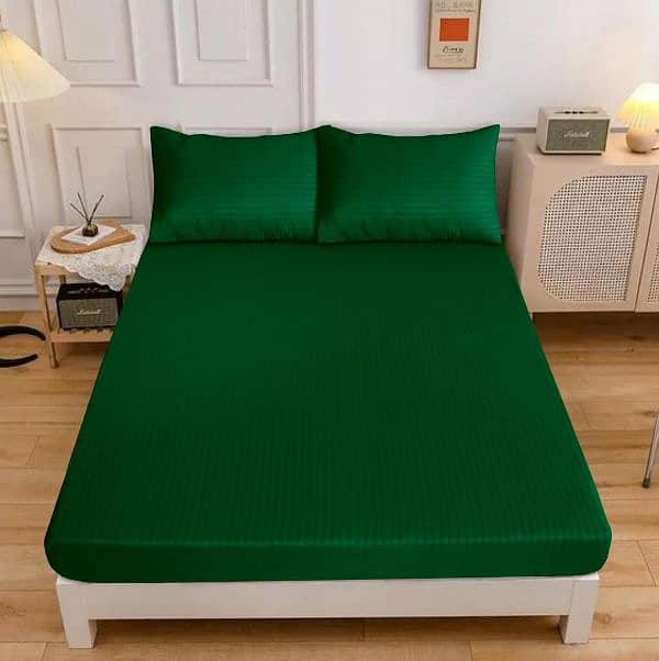 Embossed Double Bedsheets 3 Pcs 0