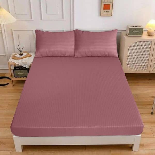 Embossed Double Bedsheets 3 Pcs 2