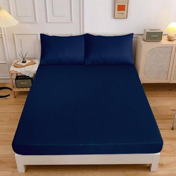 Embossed Double Bedsheets 3 Pcs 4