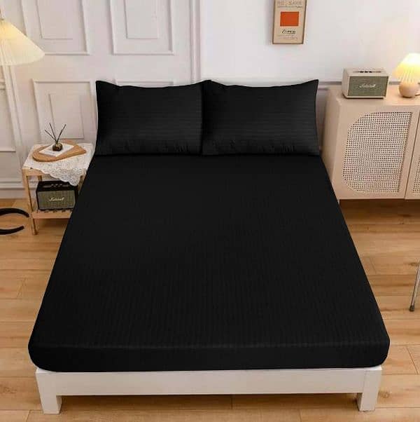 Embossed Double Bedsheets 3 Pcs 5