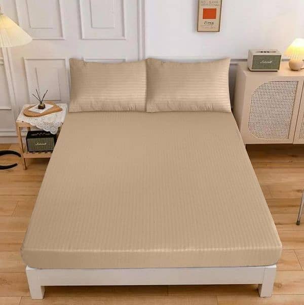 Embossed Double Bedsheets 3 Pcs 6