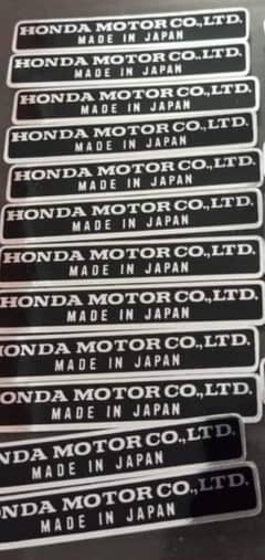 Honda Made in Japan Sticker Original Hai One Piece