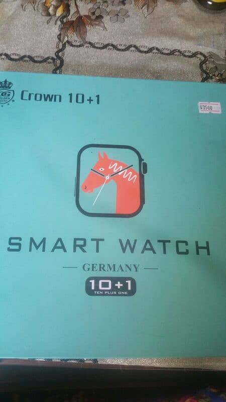 Crown 10+1 smart watch ultra 2 with 8 straps with box with charger 1