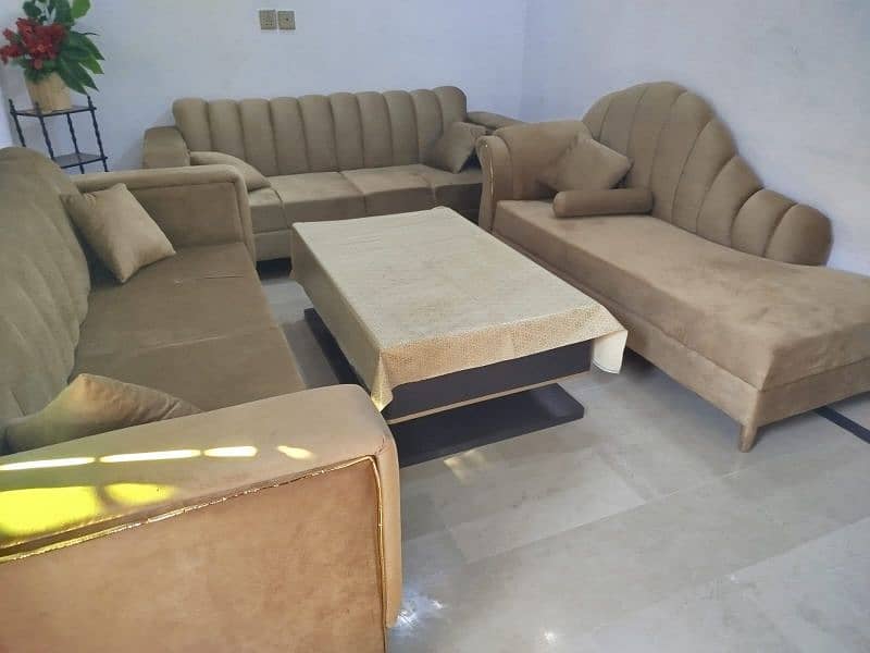 9 seater sofa new condition 3 seater dewan, 3 seater 2 sofas 6
