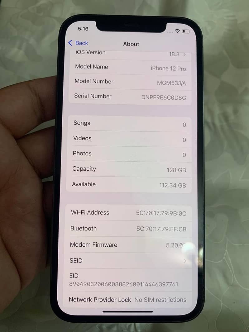 Apple iPhone 12 Pro 128-GB PTA Approved 12