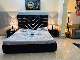 double bed keekar wood structure 1