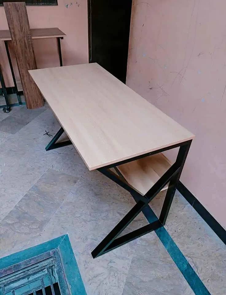 kids study table metal frame with laminated top water resistant 0