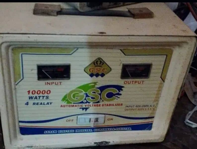 10000 watts stablizer automatic voltage control 4rellay 0
