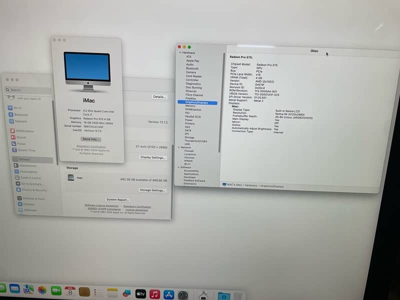 Apple iMac 27” 5K Retina 2017 Model Ci7 Best for Graphics 4