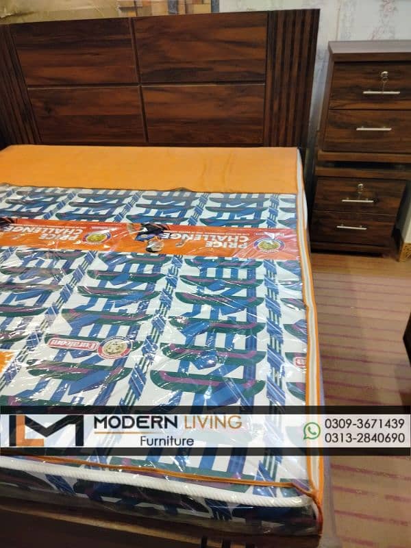 King Bed 2 side tables best quality in your choice colours 4