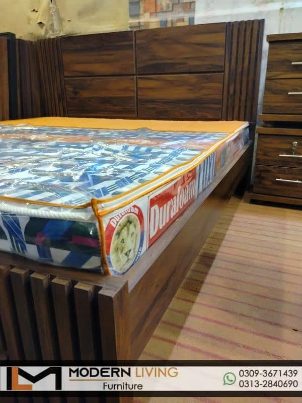 King Bed 2 side tables best quality in your choice colours 6