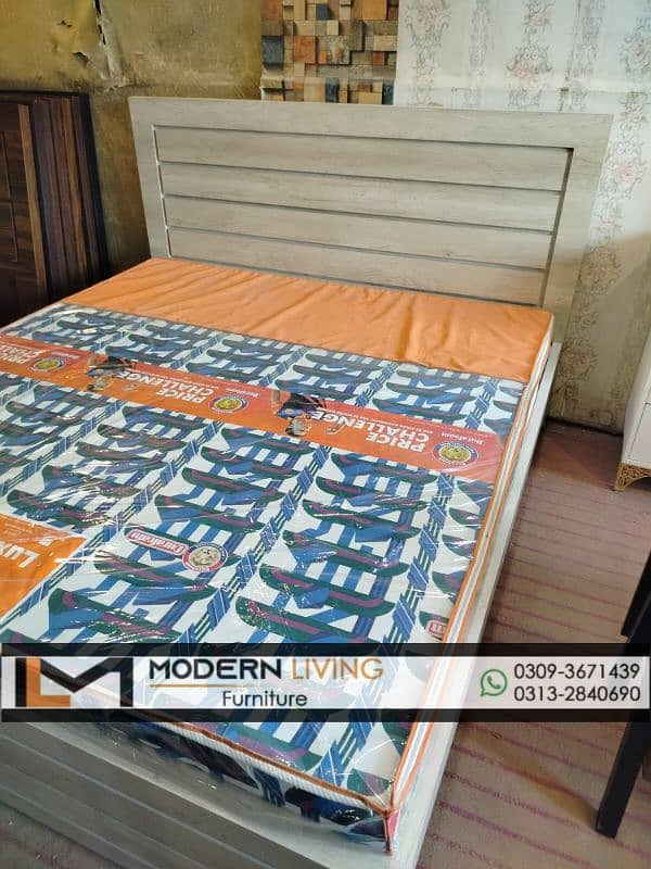 King Bed 2 side tables best quality in your choice colours 9
