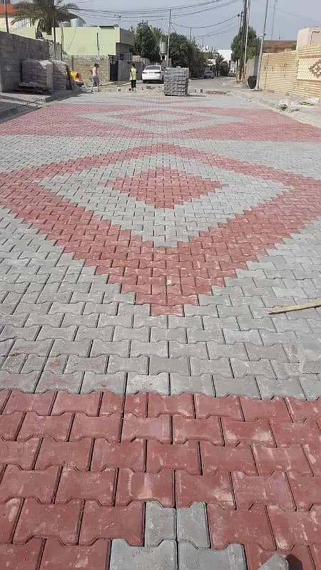 tuff tiles \ Pavers \ kerb stone and all types of blocks 14