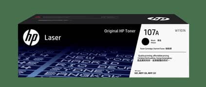 HP 107A Black Original Laser Toner Cartridge