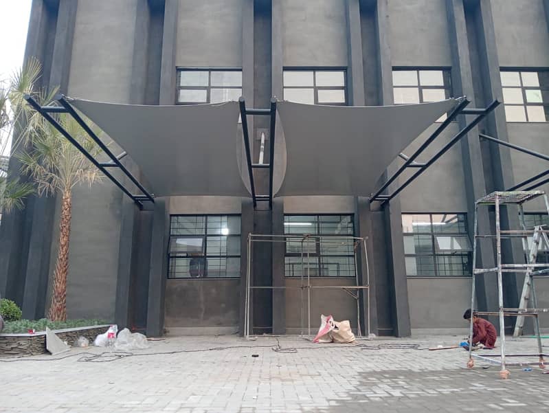 Tensile Shade/Roof Shades/Canopies/Camping Tents/fiber glass sheds 1