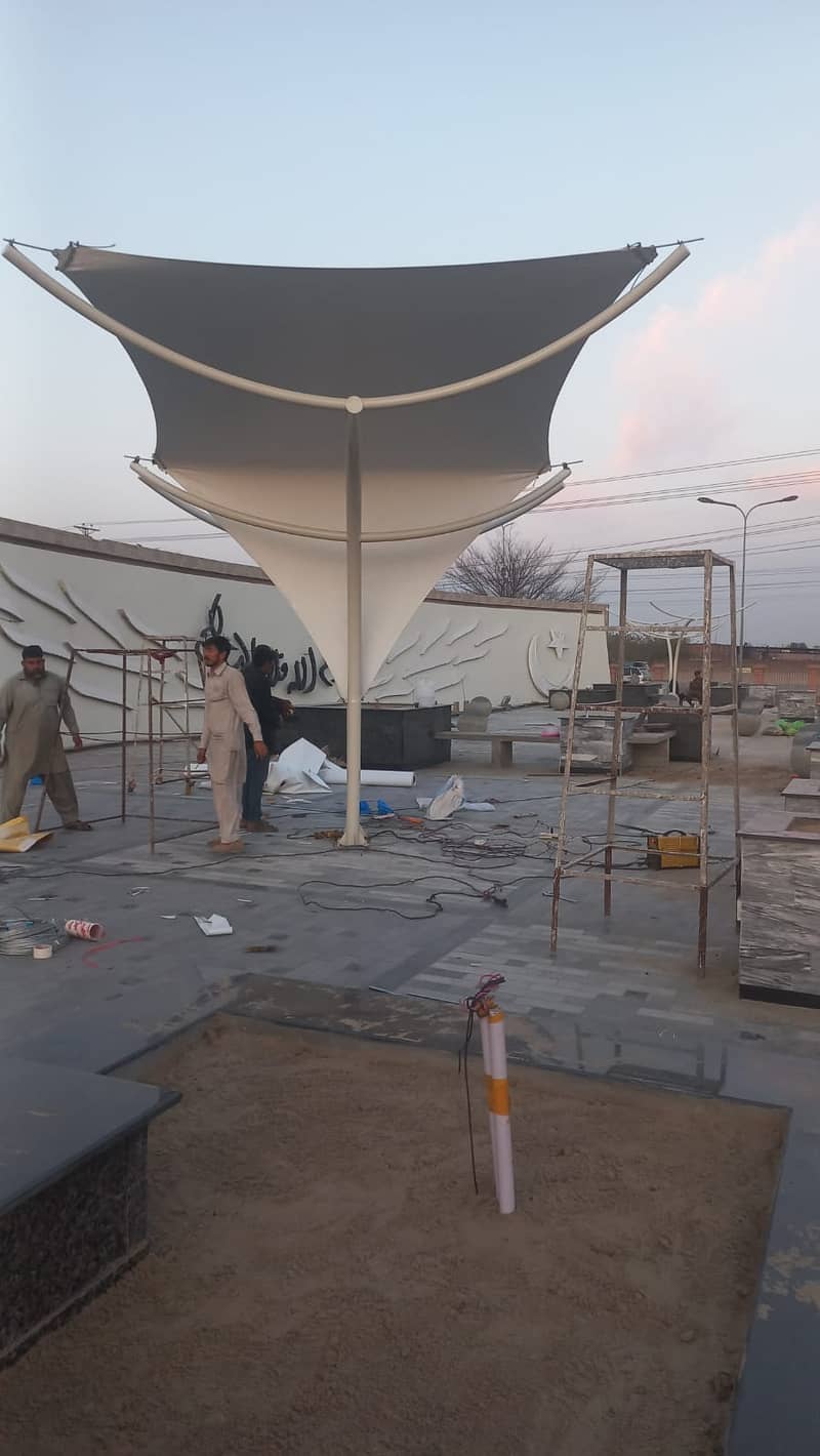 Tensile Shade/Roof Shades/Canopies/Camping Tents/fiber glass sheds 4