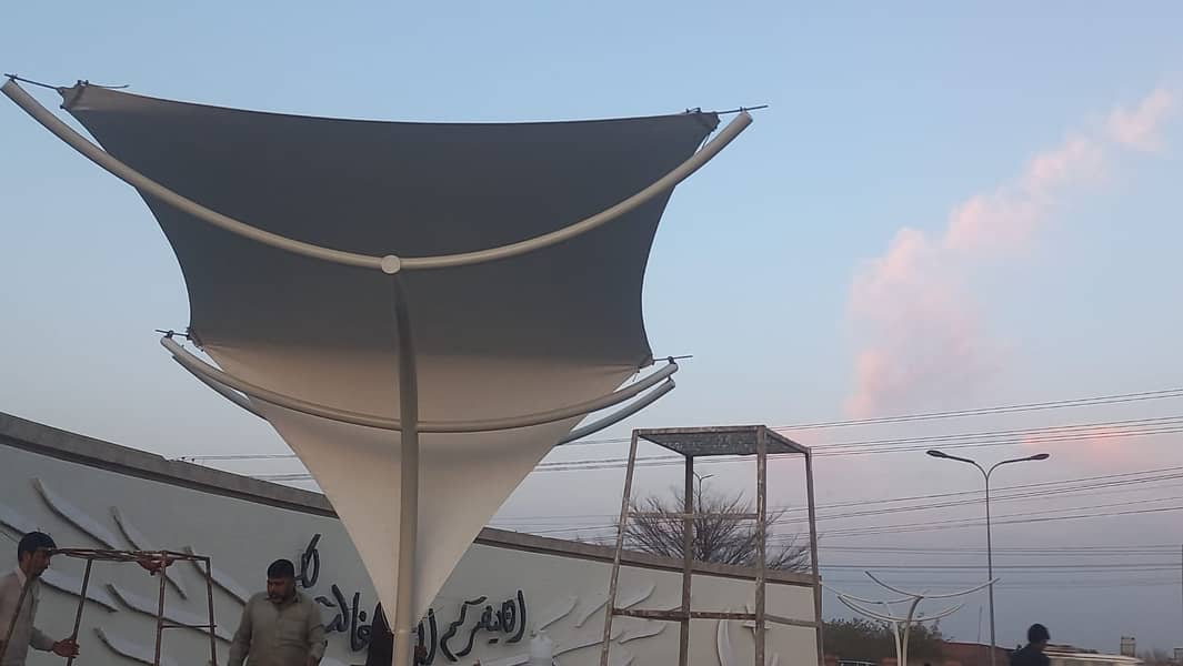 Tensile Shade/Roof Shades/Canopies/Camping Tents/fiber glass sheds 5
