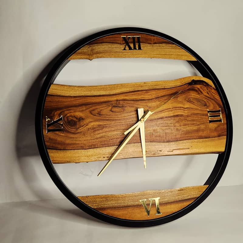 Live edge wooden clock / wall clock / fancy clock / wooden clock 0
