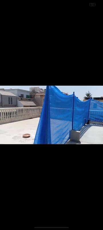Blue shade Net/ tarpal 2